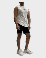 Load image into Gallery viewer, Muscle Tank Scoop  White
