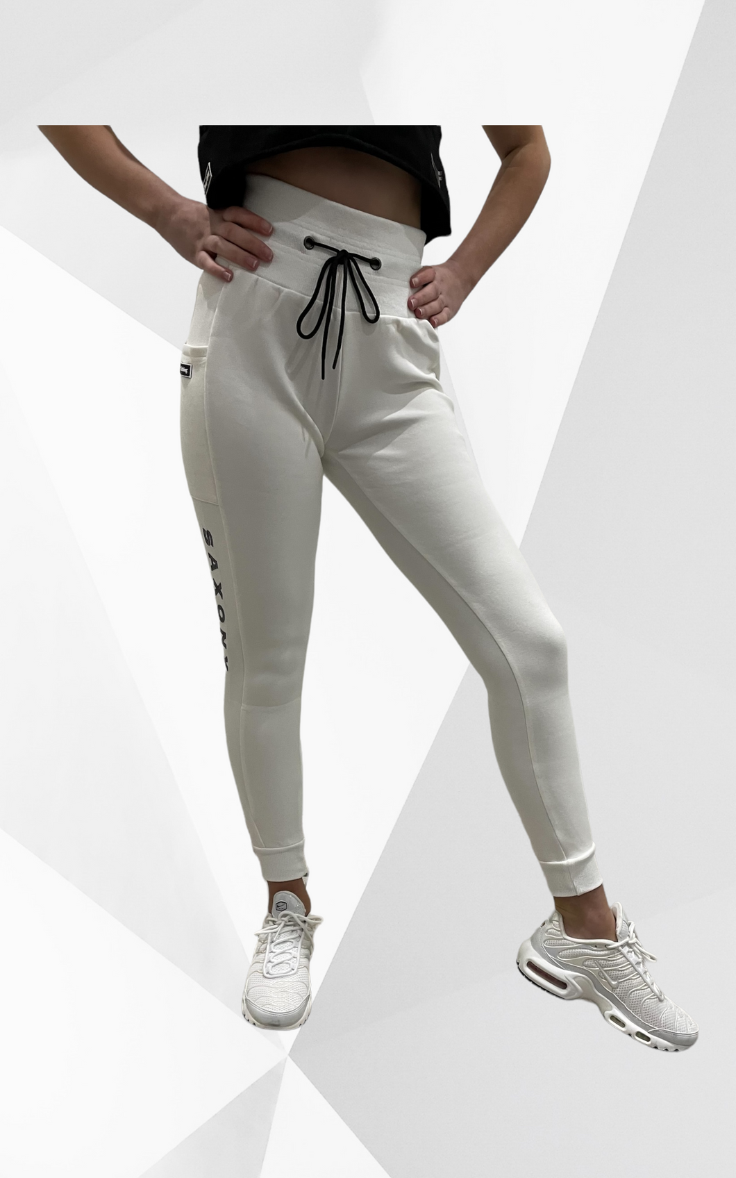 Luxe Joggers White